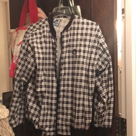 Izod checkered golf jacket - Picture 1 of 3